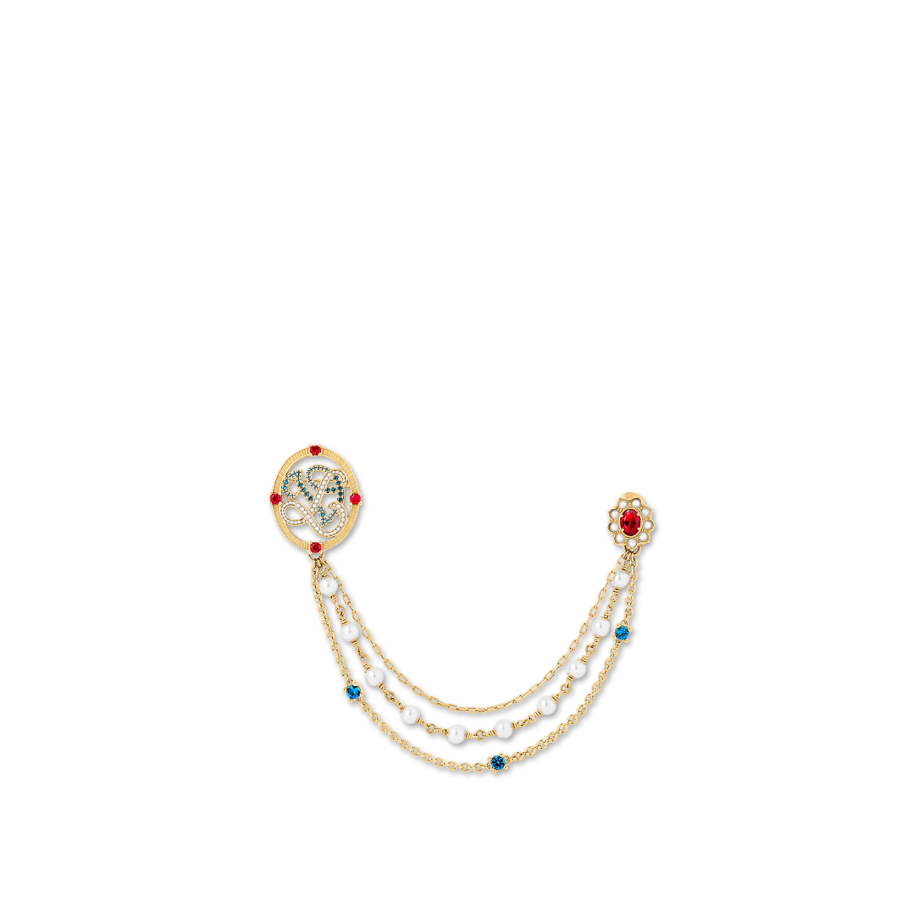 Louis Vuitton LV Dynasty Pearls Brooch